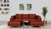 Donna U modular sofa with sleep function - fabric Nova