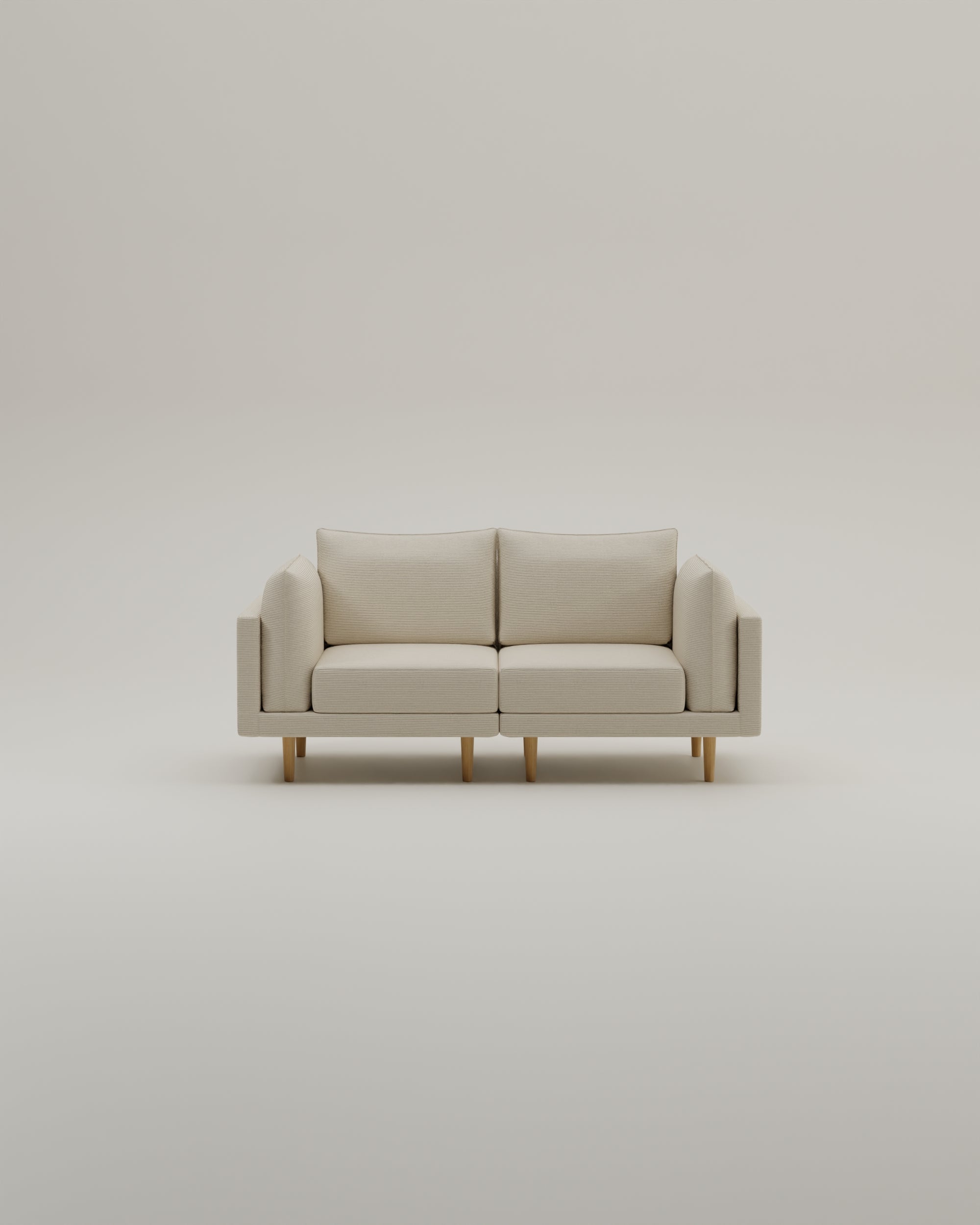 Stoffbezug - Modulares Sofa Donna 2-Sitzer