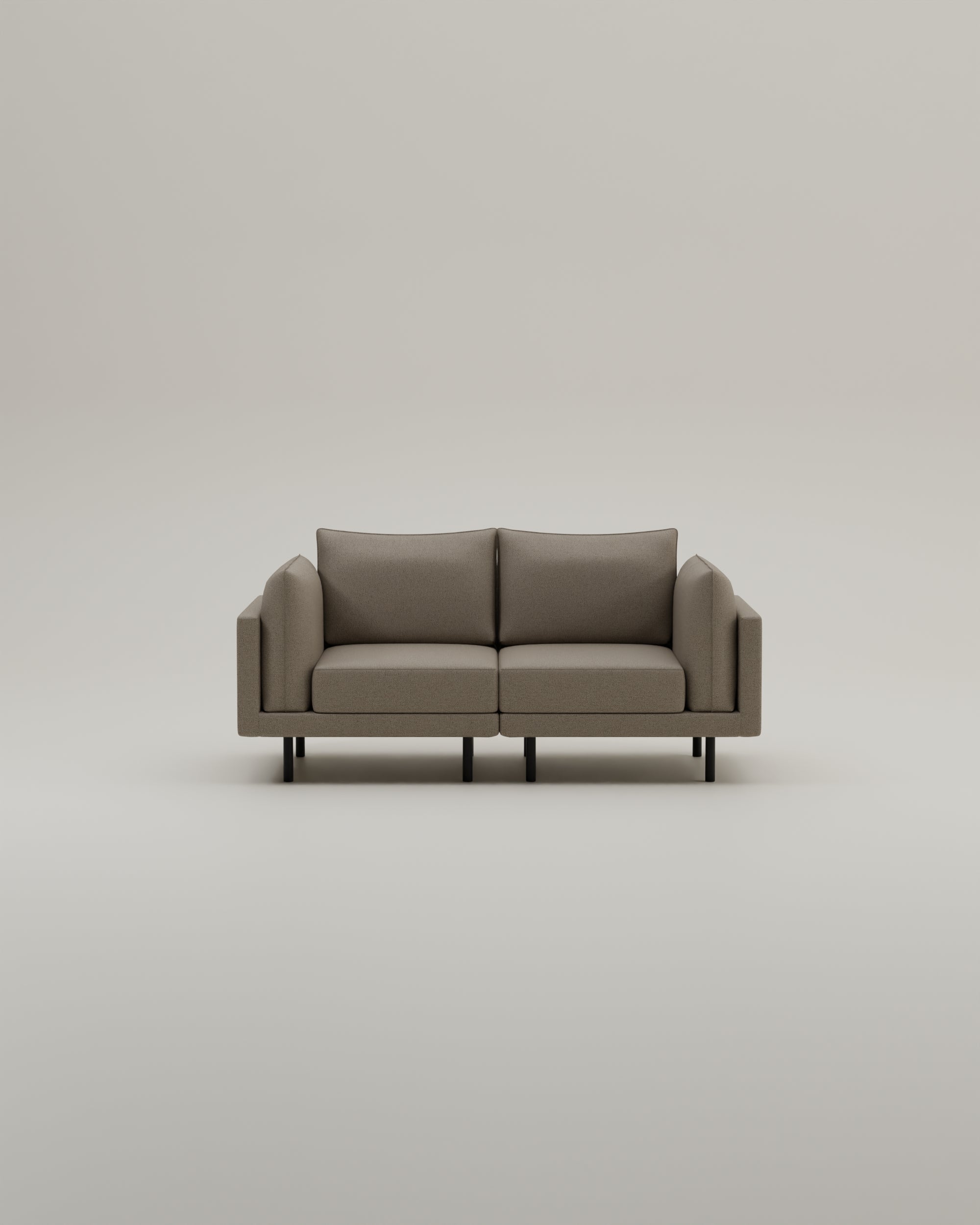 Stoffbezug - Modulares Sofa Donna 2-Sitzer