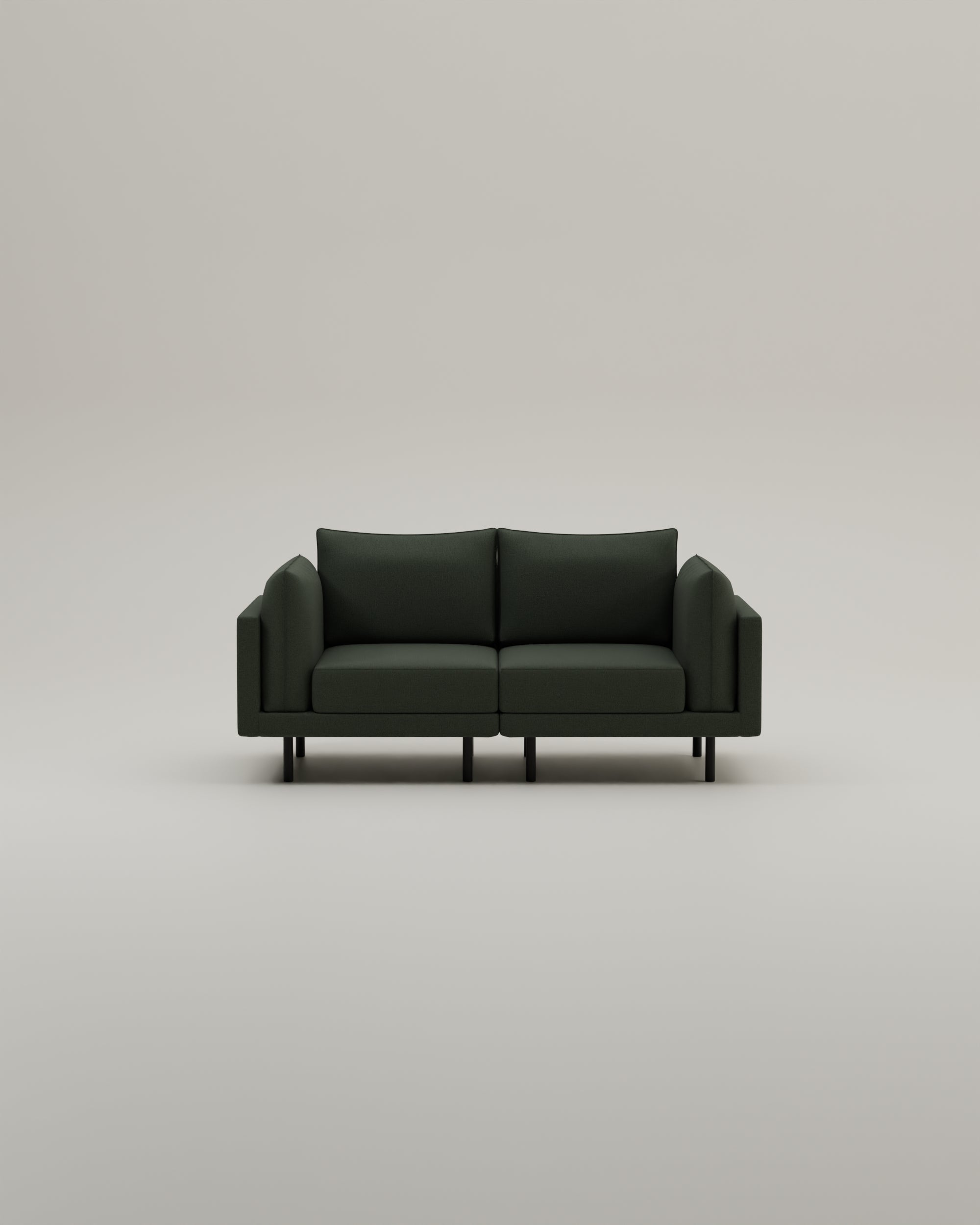 Stoffbezug - Modulares Sofa Donna 2-Sitzer