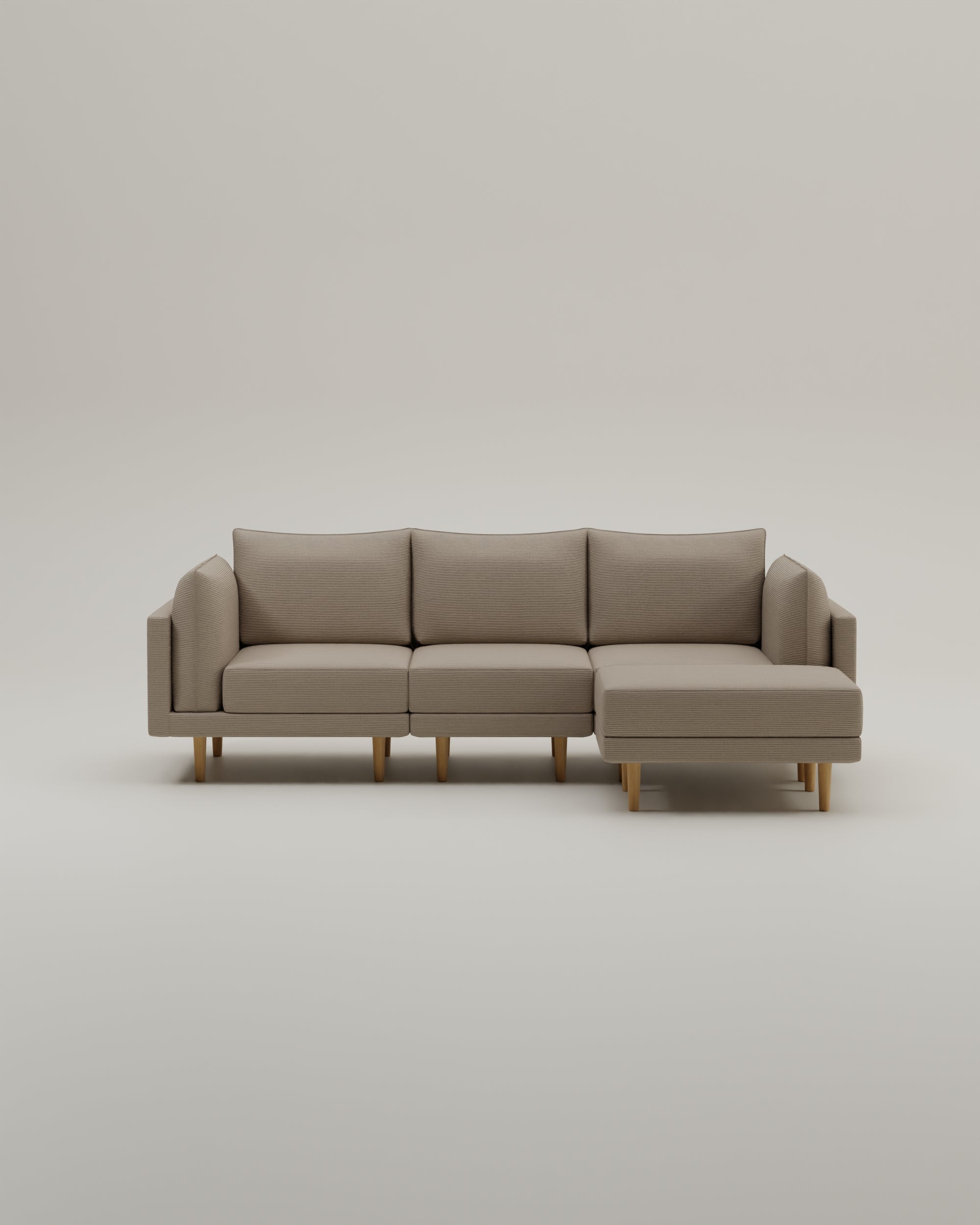 Stoffbezug - Modulares Sofa Donna 4-Sitzer