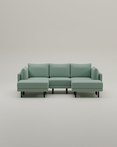 Outlet - Donna U-Form modular sofa with sleep function