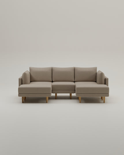 Modulares Sofa Donna U-Form mit Schlaffunktion