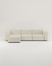 Modulares Sofa Harvey 4-Sitzer L mit Schlaffunktion