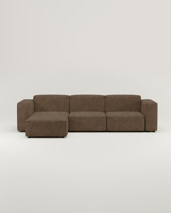 Modulares Sofa Harvey 4-Sitzer L mit Schlaffunktion