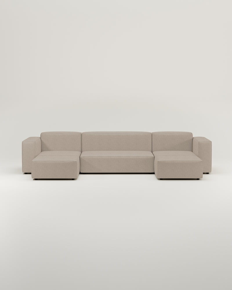 Modulares Sofa Harvey U-Form / Wohnlandschaft mit Schlaffunktion