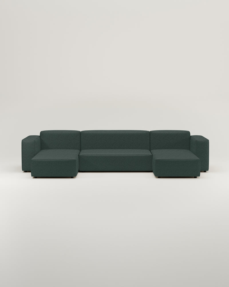 Modulares Sofa Harvey U-Form / Wohnlandschaft mit Schlaffunktion