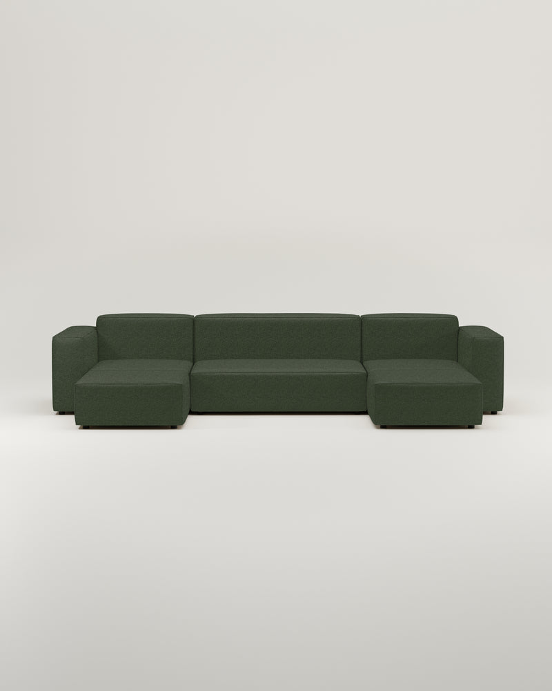 Modulares Sofa Harvey U-Form / Wohnlandschaft mit Schlaffunktion