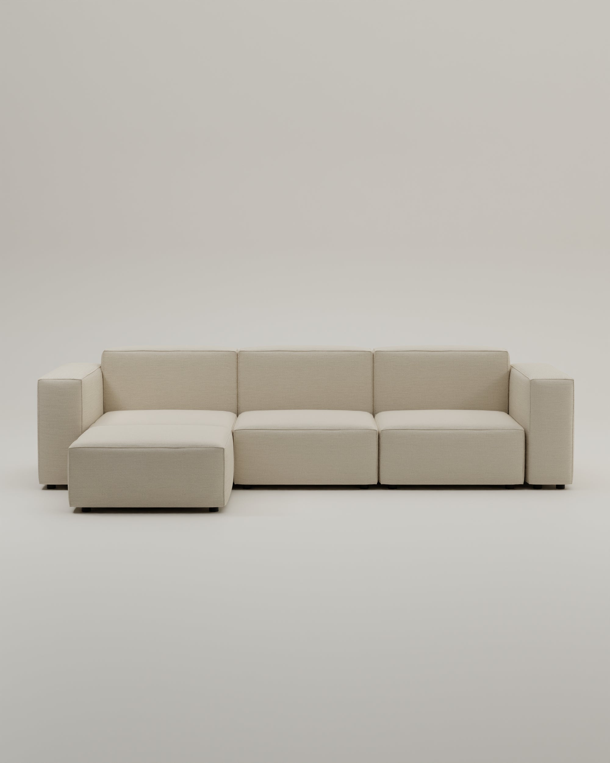 Harvey 4-seater modular sofa L with sleep function