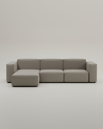 Modulares Sofa Harvey 4-Sitzer L mit Schlaffunktion