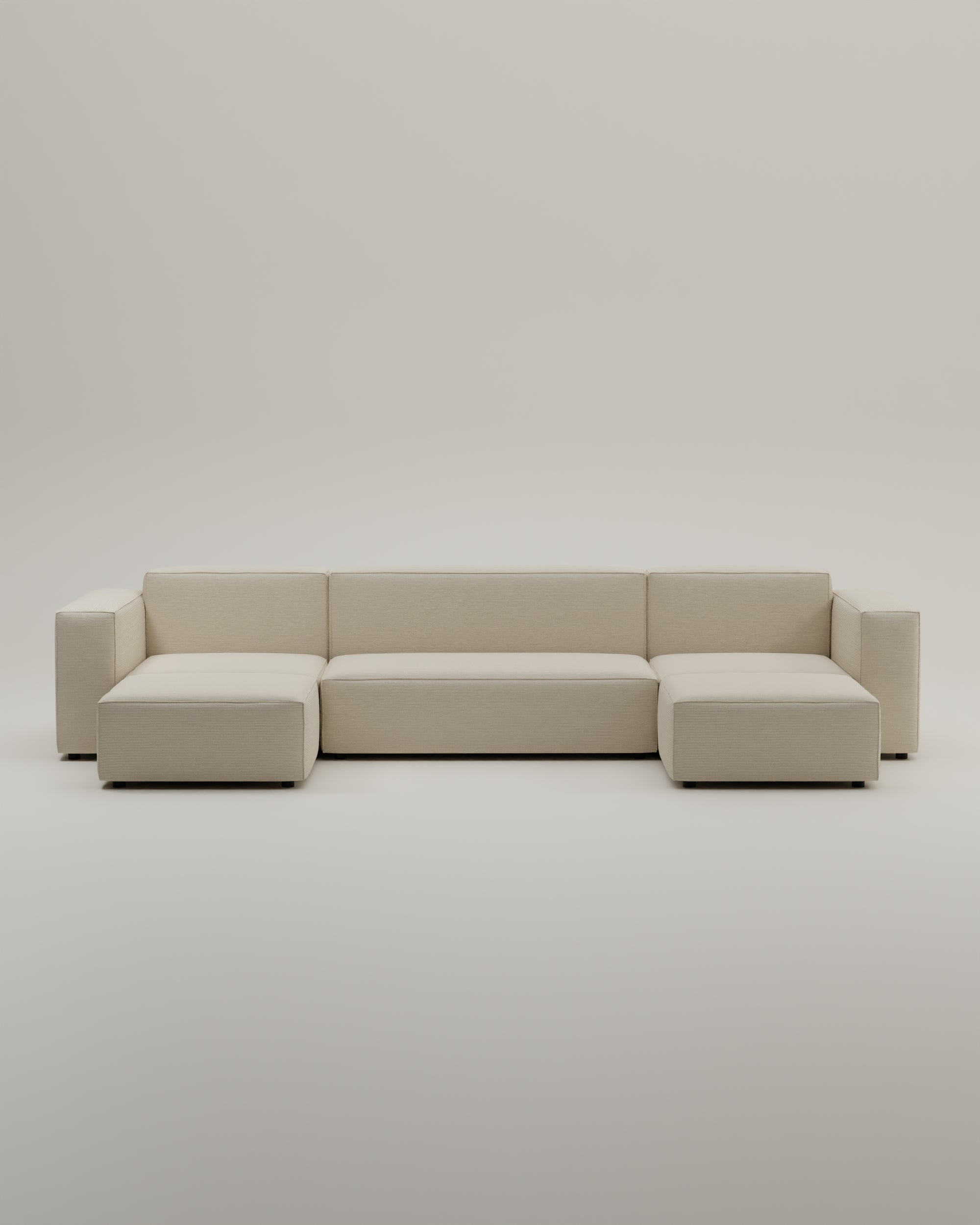 Modulares Sofa Harvey U-Form / Wohnlandschaft mit Schlaffunktion