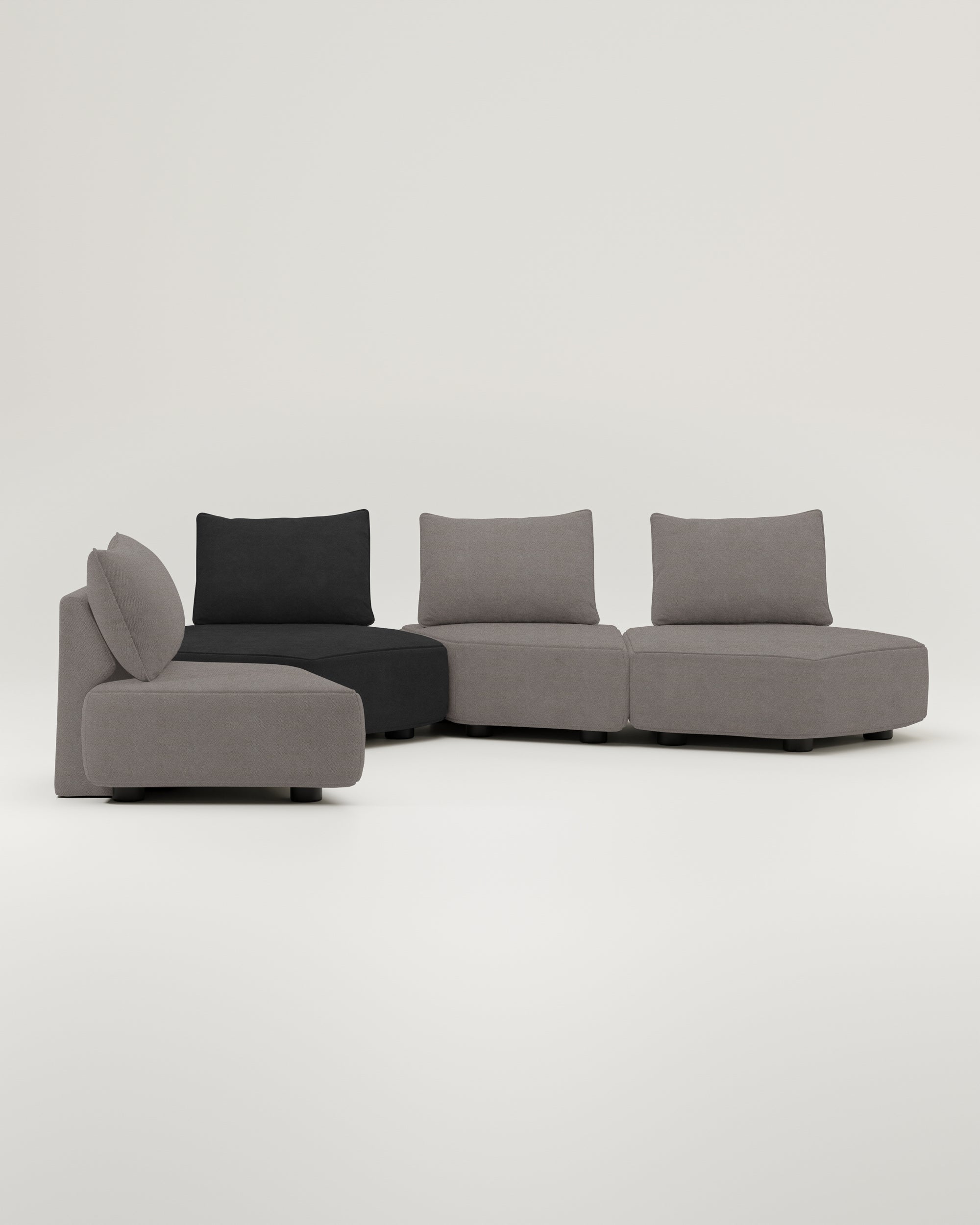 Modular sofa Katrina with sleep function