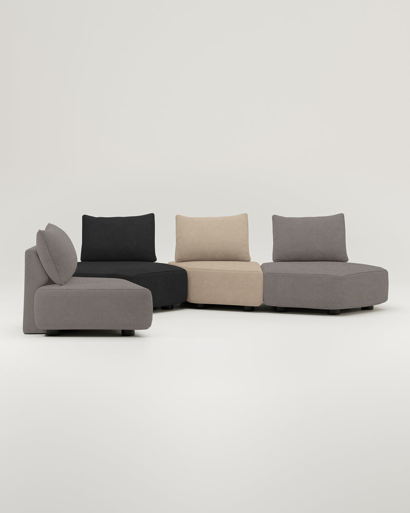 Modulares Sofa Katrina mit Schlaffunktion
