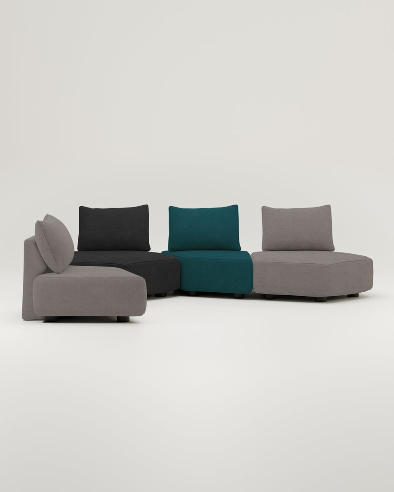 Modulares Sofa Katrina mit Schlaffunktion