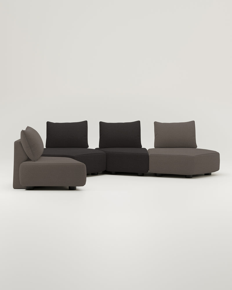 Modulares Sofa Katrina mit Schlaffunktion