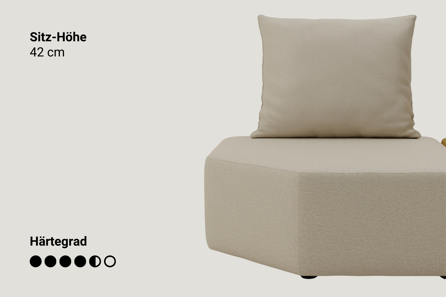 Katrina 2.0 modular sofa with sleep function