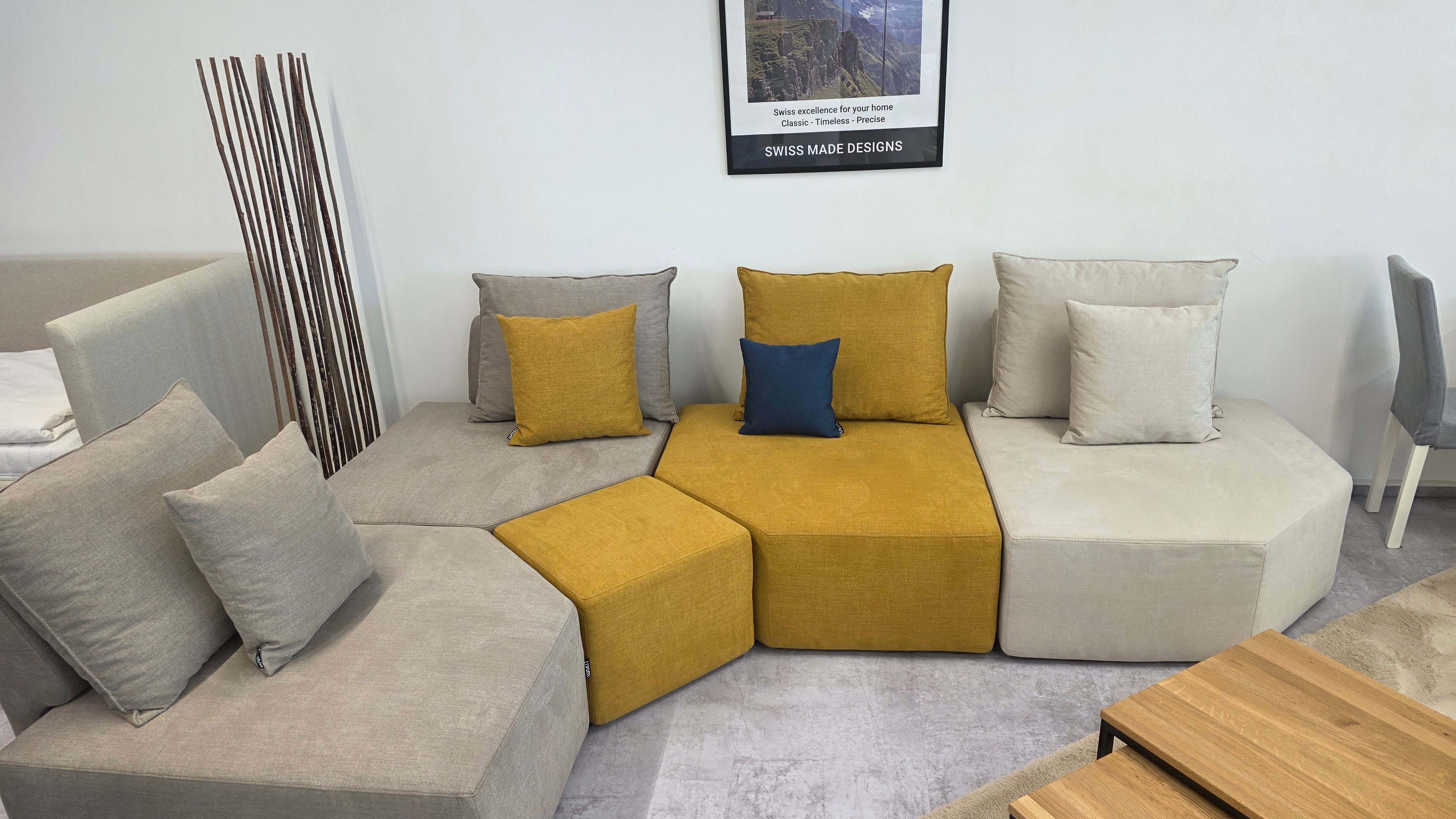 Outlet - Modulares Sofa Katrina mit Schlaffunktion Showroom Hannover