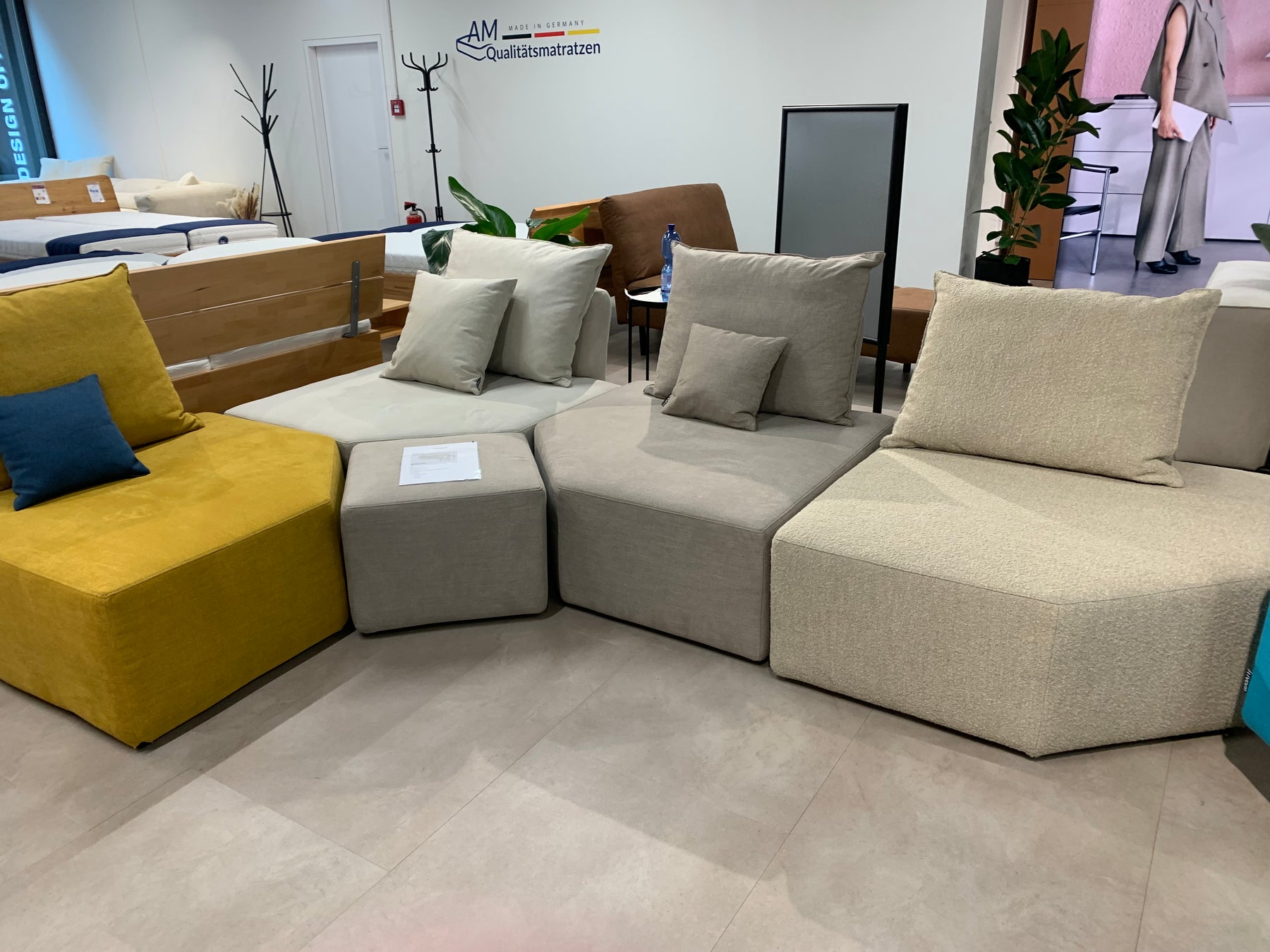 Katrina modular sofa with sleep function