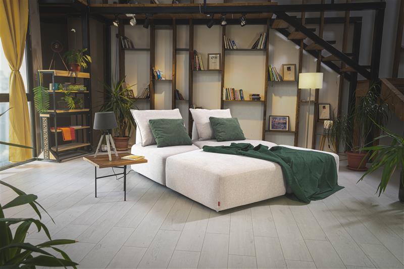 Katrina modular sofa with sleep function - fabric Nova