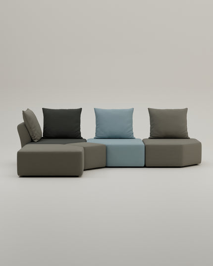Modulares Sofa Katrina 2.0 mit Schlaffunktion