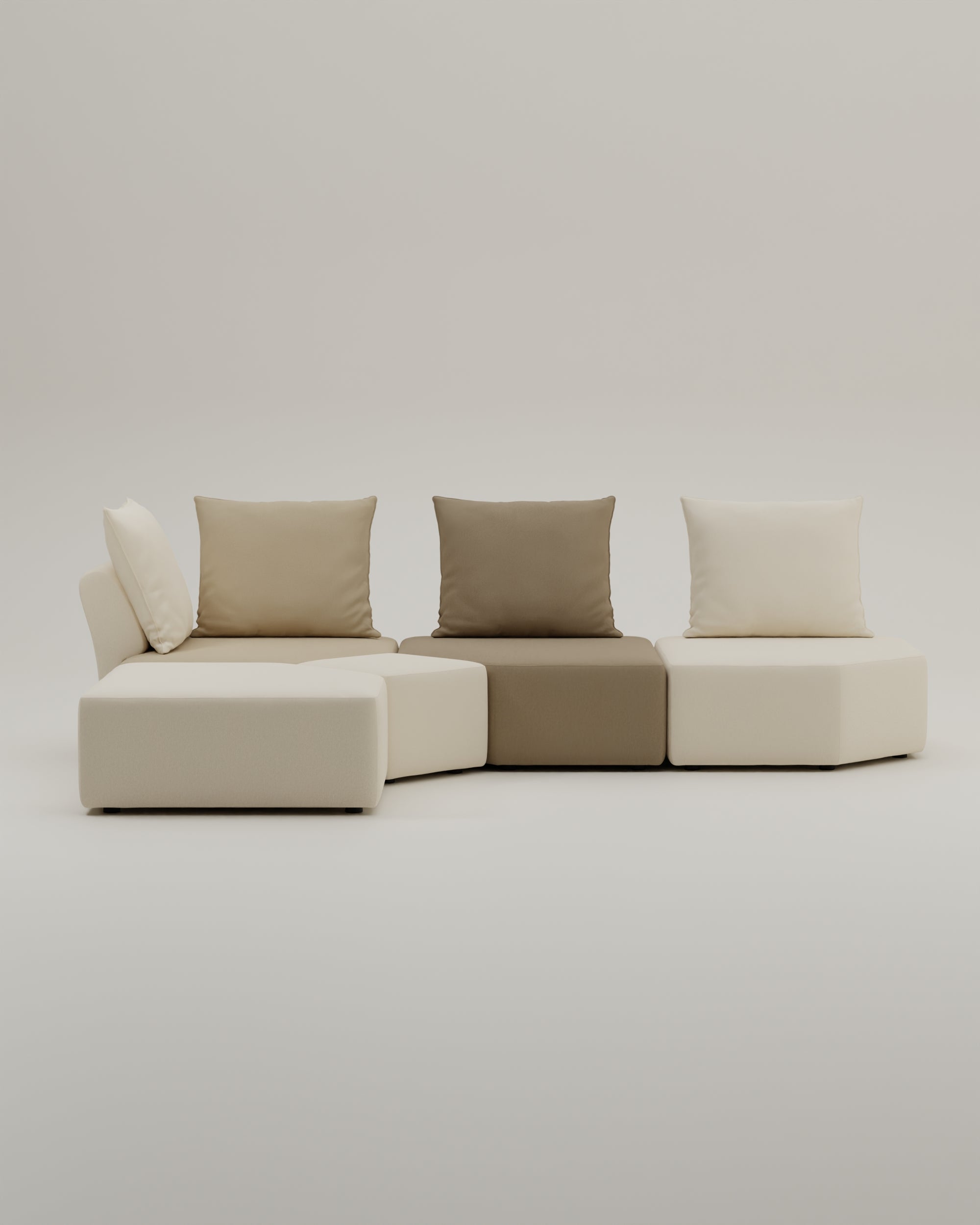 Modulares Sofa Katrina 2.0 mit Schlaffunktion