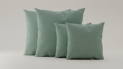 Mint-Bouclé / 2x 50x50cm / 2x 70x70cm