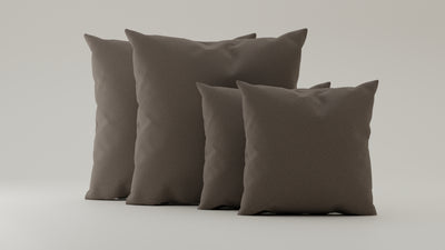 Mocca-Bouclé / 2x 50x50cm / 2x 70x70cm