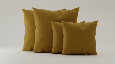 Mustard-Linea / 2x 50x50cm / 2x 70x70cm