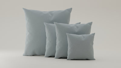 Pastel-Blue-Bouclé / 1x 50x50cm / 2x 70x70cm / 1x 100x100