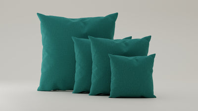 Aquamarin-Veluno / 1x 50x50cm / 2x 70x70cm / 1x 100x100