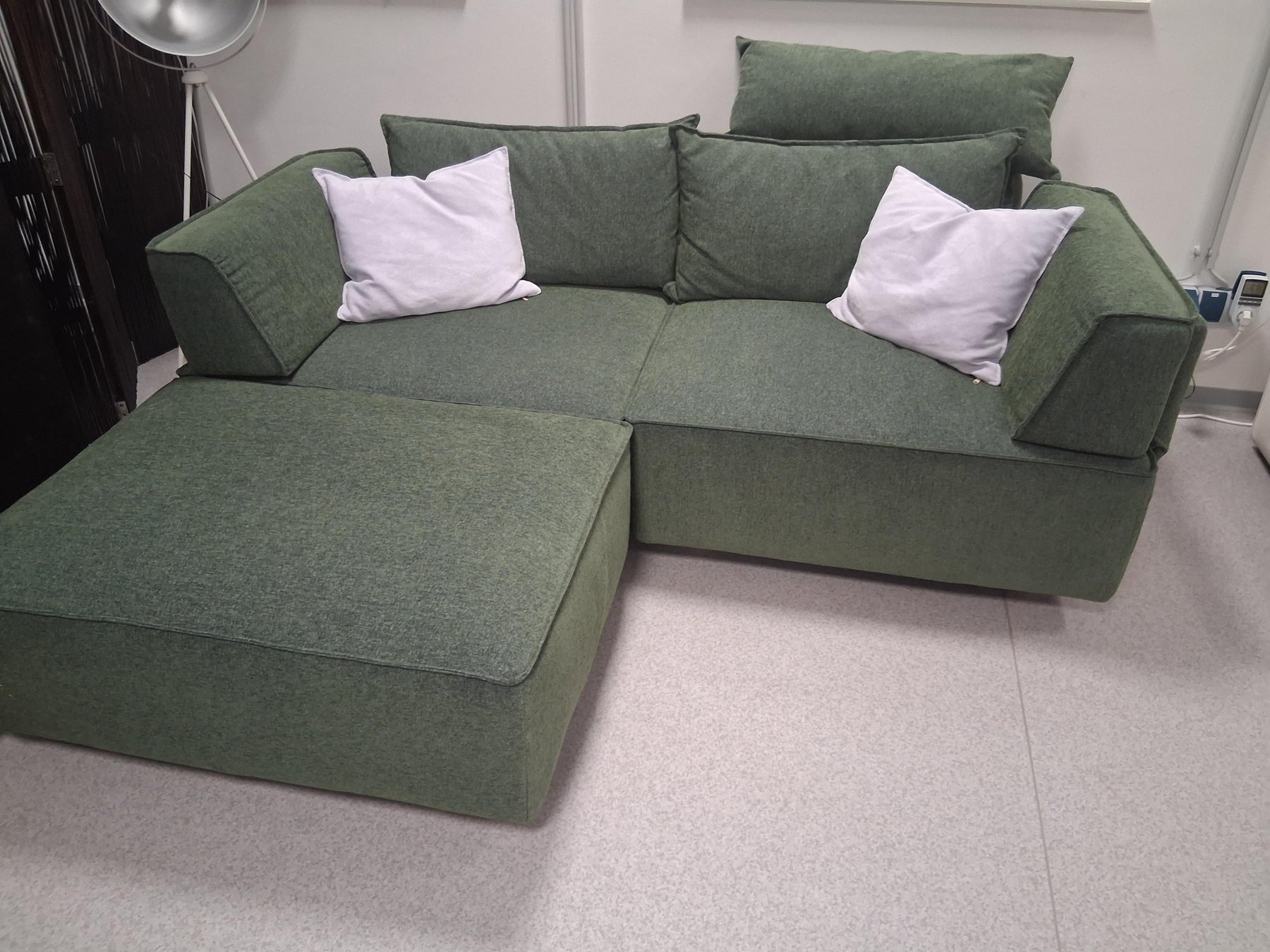 Modular sofa Louis S with sleeping function - fabric Nova