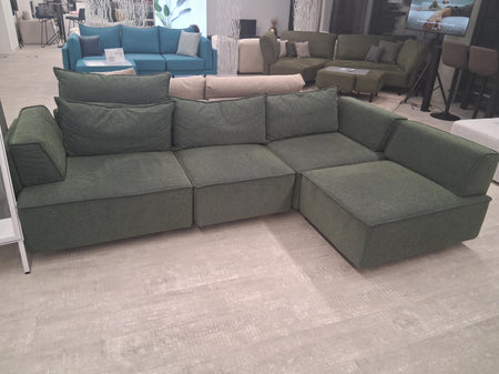 Louis 4-seater modular sofa with sleep function - Nova fabric