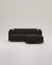 Modulares Sofa Louis 2-Sitzer mit Hocker und Schlaffunktion