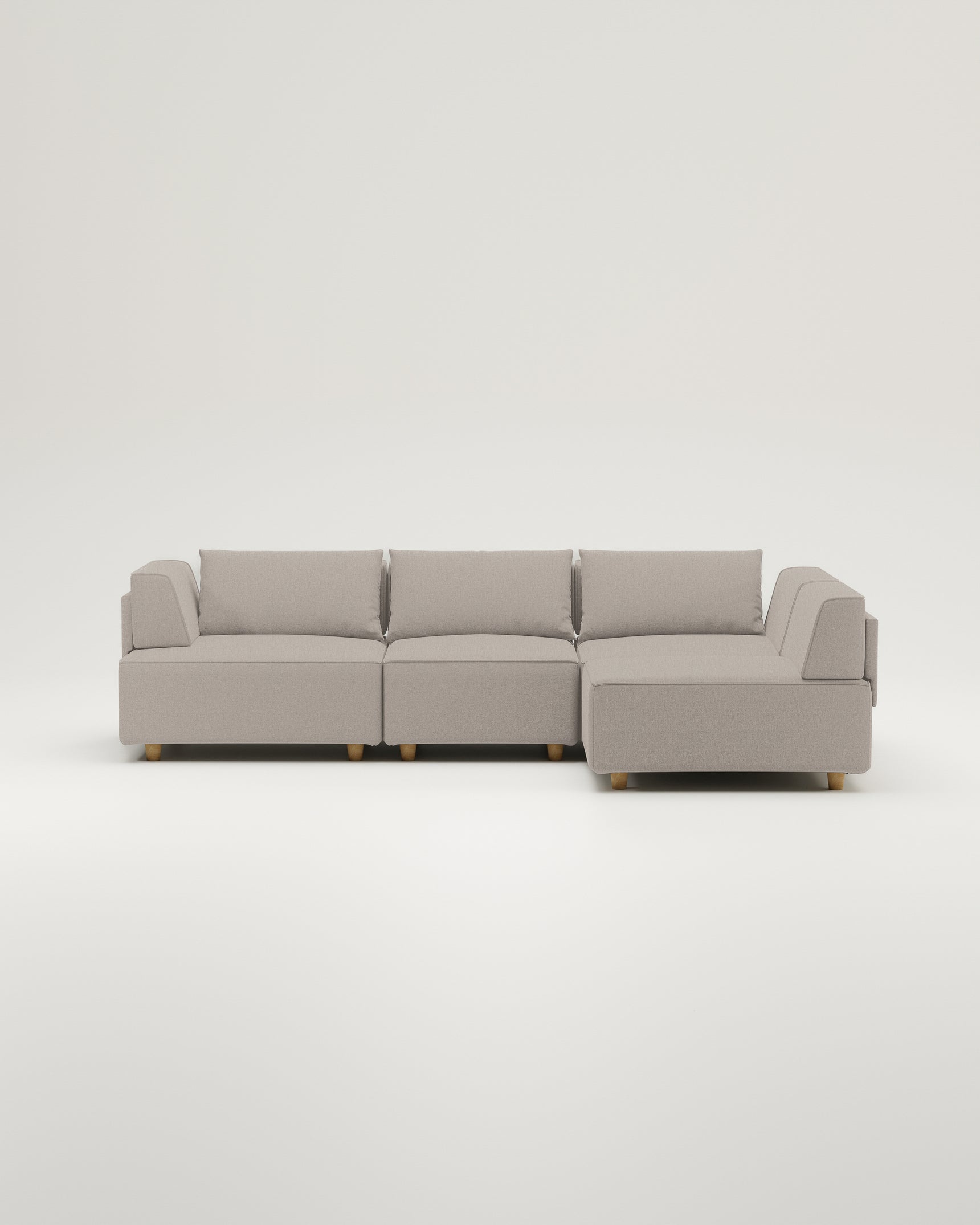 Modular sofa Louis L with sleeping function - fabric Nova