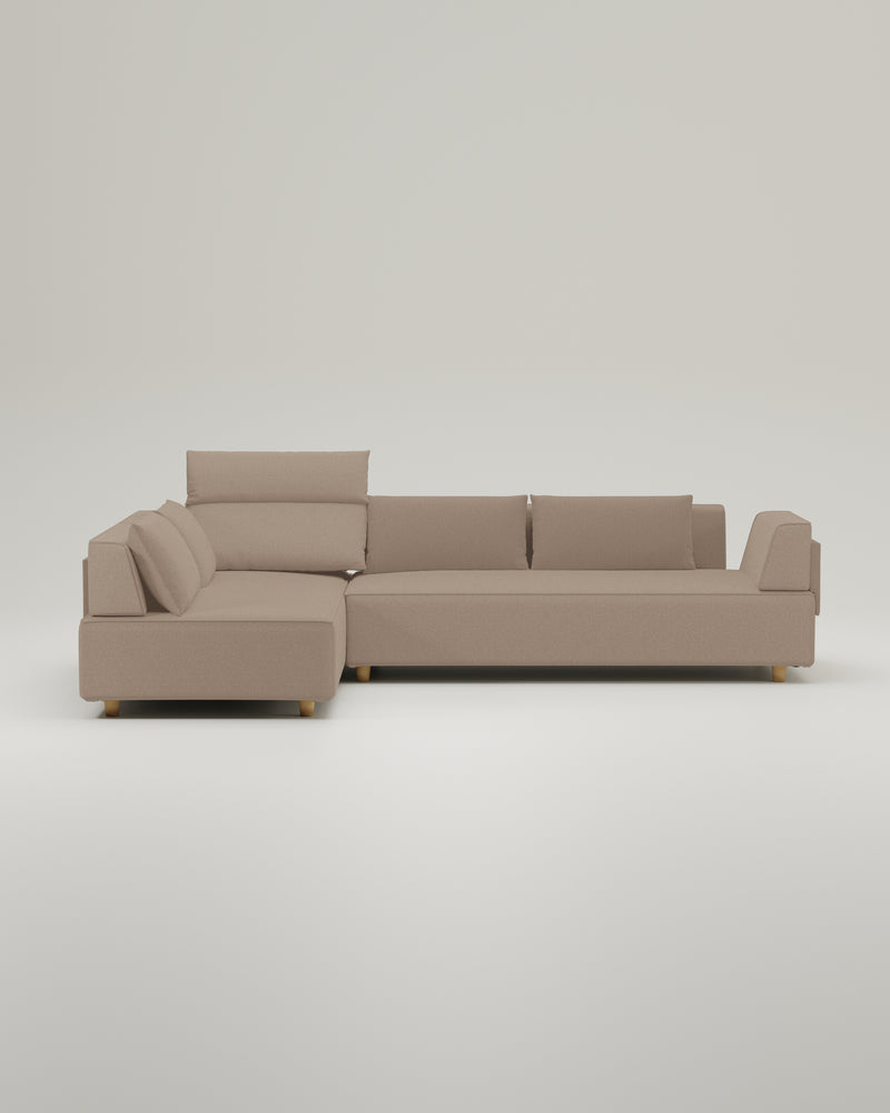 Modular sofa Louis M with sleeping function - fabric Nova