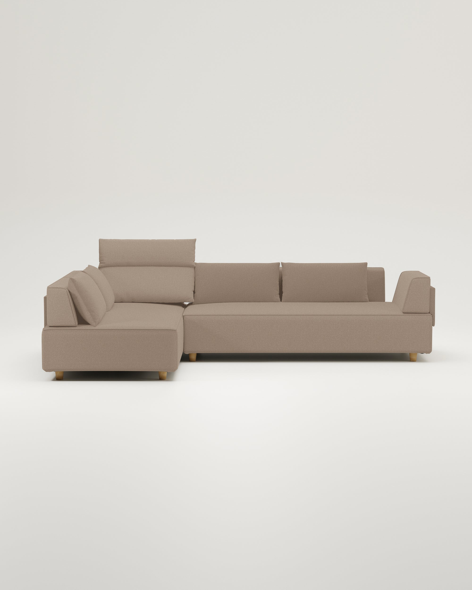 Modular sofa Louis M with sleeping function - fabric Nova
