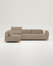 Modular sofa Louis L with sleeping function - fabric Nova