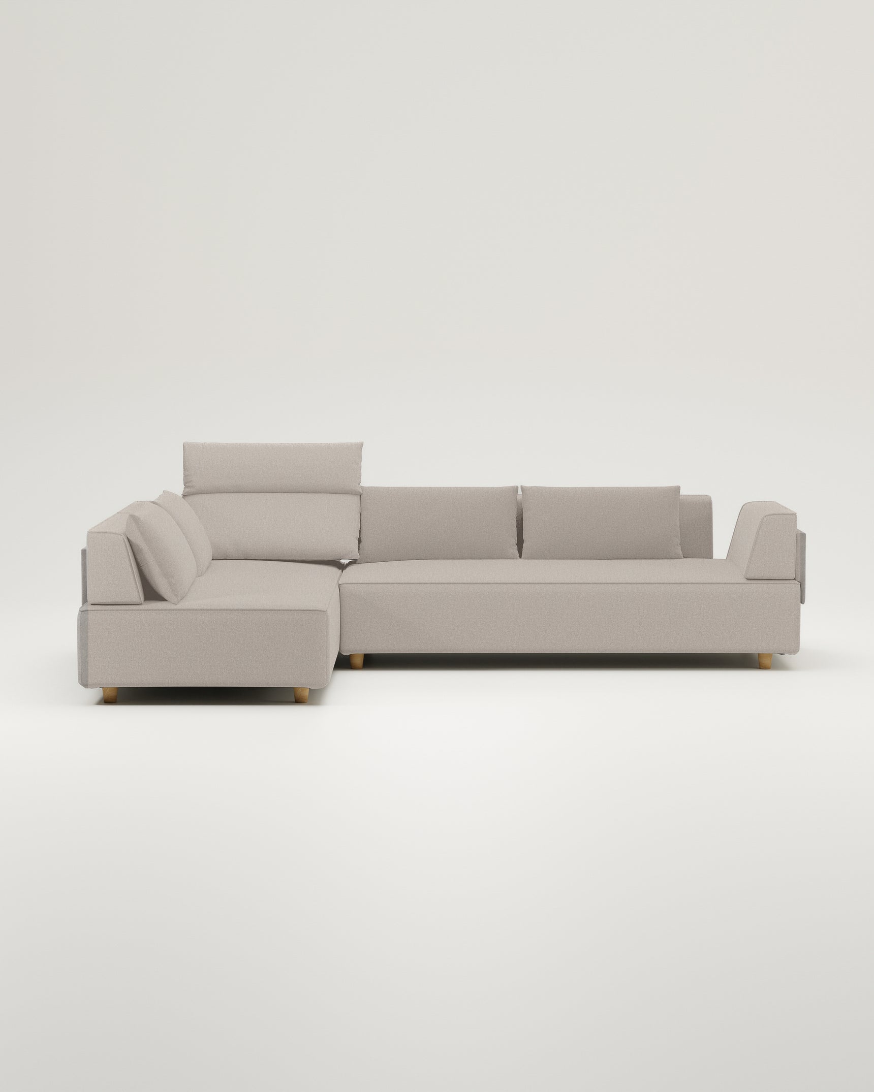 Modular sofa Louis M with sleeping function - fabric Nova