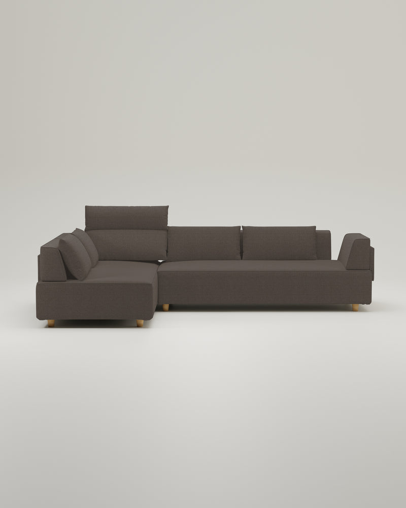 Modulares Sofa Louis 5-Sitzer mit Schlaffunktion