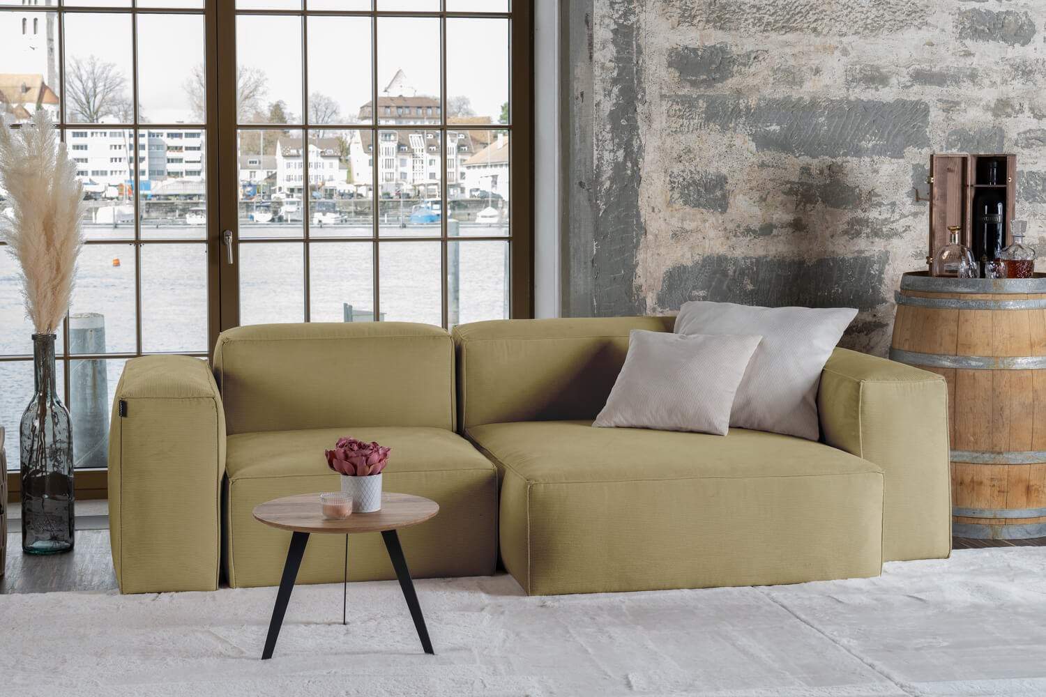 Harvey S modular sofa with sleep function Livom