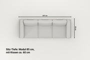 Modular sofa Donna s with sleep function