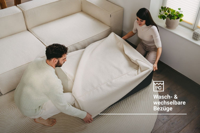 Modulares Sofa Harvey M mit Schlaffunktion