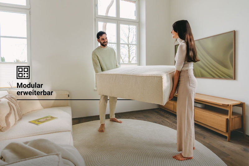 Modulares Sofa Harvey M mit Schlaffunktion