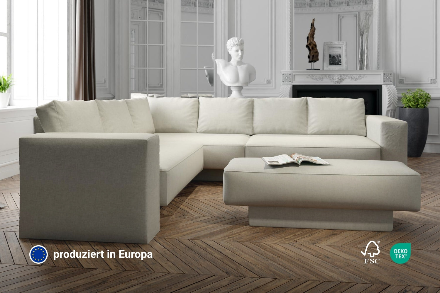 Jessica modular sofa with sleep function