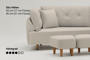 Modulares Sofa Mike mit Schlaffunktion