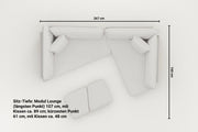 Modulares Sofa Mike mit Schlaffunktion