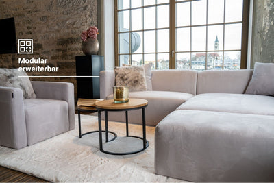 Paula M modular sofa with sleep function