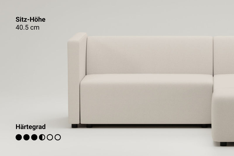 Modulares Ecksofa Paula 3-Sitzer mit Schlaffunktion