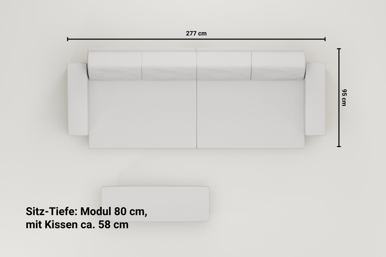 Jessica modular sofa with sleep function