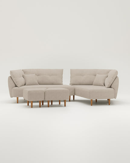 Outlet - Modulares Sofa Mike mit Schlaffunktion - Showroom Hamburg